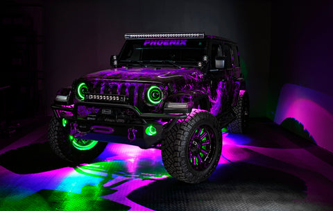 Oracle Oculus Bi-LED Projector Headlights for Jeep JL/Gladiator JT - w/ BC1 Controller - 5839-335