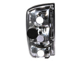 ANZO 1995-2005 Chevrolet Blazer Taillights Black - 211005