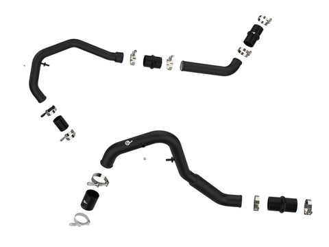 aFe Bladerunner Intercooler Hot Charge Pipe Black 2-2.5in 2021+ Ford F-150 V6-2.7L (tt) - 46-20478-B