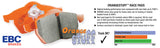 EBC 11+ Mclaren MP4-12C 3.8 Twin Turbo Orangestuff Rear Brake Pads - DP9036