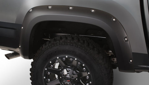 Bushwacker 15-18 Chevy ado Fleetside Pocket Style Flares 4pc 74.0in Bed - Black - 40970-02