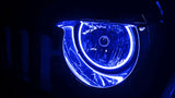 Oracle Jeep Wrangler JK 07-17 LED Waterproof Halo Kit - ColorSHIFT w/ Simple Controller - 3943-504