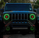 Oracle Oculus Bi-LED Projector Headlights for Jeep JL/Gladiator JT - w/ Simple Controller - 5839-504-B