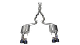 Corsa 18-23 Ford Mustang 5.0L V8 3in Xtreme Cat-Back Dual Rear Exit w/ 4in Black PVD Pro-Series Tips - 21040BLK
