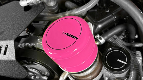 PERRIN 15-26 Subaru WRX & 13-26 BRZ/FR-S/86/GR86 Oil Filter Cover - Hyper Pink - PSP-ENG-716HP