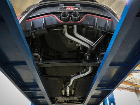aFe Takeda 2-1/2in to 3in SS-304 Cat-Back Exhaust w/ Blue Flame Tips 13-17 Hyundai Veloster L4-1.6L - 49-37018-L