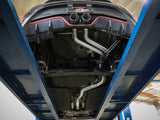 aFe Takeda 2-1/2in to 3in SS-304 Cat-Back Exhaust w/ C/F Tips 13-17 Hyundai Veloster L4-1.6L - 49-37018-C