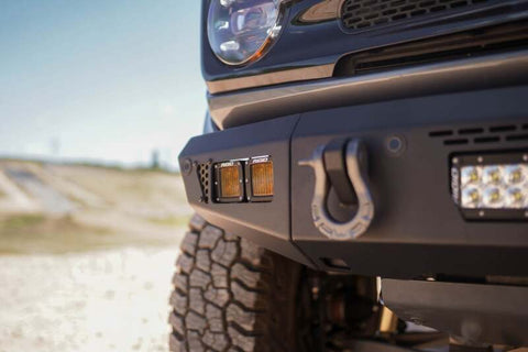 DV8 Offroad 2021+ Ford Bronco Front Bumper V2 - OE Plus Series (Works w/o ACC Relocation) - FBBR-06
