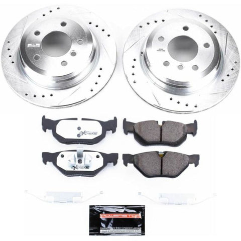 Power Stop 2006 BMW 325xi Rear Z26 Street Warrior Brake Kit - K3001-26