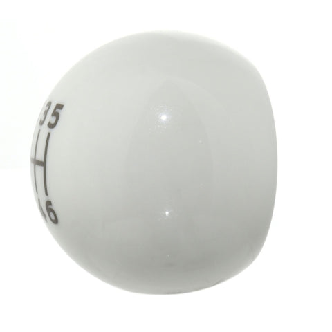 Ford Racing 15-19 Ford Mustang EcoBoost / GT w/ 6-Speed Manual Transmission Bullitt White Shift Knob - M-7213-M8B