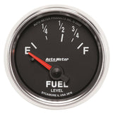 AutoMeter Gauge Fuel Level 2-1/16in. 73 Ohm(e) to 10 Ohm(f) Elec Gs - 3815