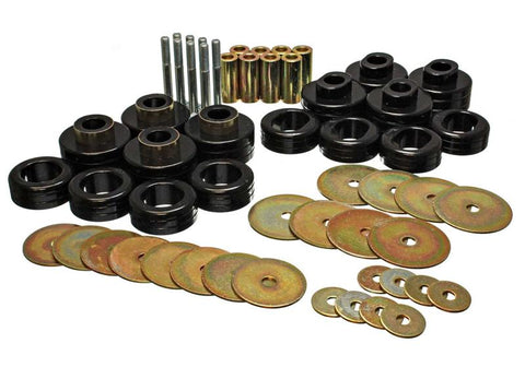 Energy Suspension Cab Mount Set - Club Cab - Black - 5.4115G