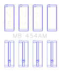 King Engine Bearings Suzuki G-10 (Size +0.75mm) Main Bearing Set - MB454AM0.75