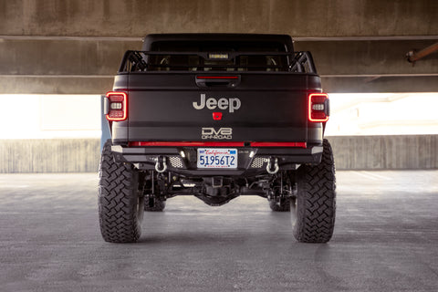 DV8 Offroad 20-23 Jeep Gladiator JT MTO Series Rear Bumper - RBGL-06