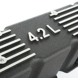 Omix Black Aluminum Valve Cover Kit 4.2L 81-86 CJ - 17401.21