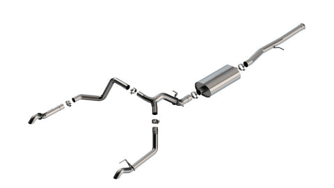Borla 22-23 Chevrolet Silverado 1500 ZR2 & AT4X 6.2L CC SB 147.5in WB Touring Cat-Back - 140913