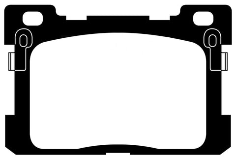 EBC 2017+ Genesis G90 5.0L Yellowstuff Rear Brake Pads - DP43077R