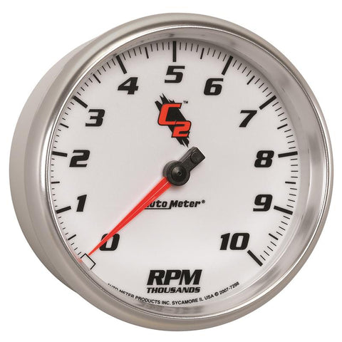 Autometer C2 5 inch 10000 RPM In-Dash Tachometer - 7298