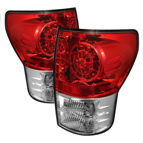 Spyder Toyota Tundra 07-13 LED Tail lights Red Clear ALT-YD-TTU07-LED-RC - 5029607