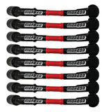 Moroso 9.75in Long Coil On Plug Sleeved Ultra Spark Plug Wire Set - Red - 52532
