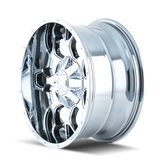 Mayhem 8015 Warrior 20x10 / 5x127 BP / -25mm Offset / 87mm Hub Chrome Wheel - 8015-2152C