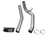 aFe LARGE Bore HD DPF-Back SS Exhaust w/ Black Tip 2016 Nissan Titan XD V8-5.0L (td) - 49-46113-B