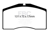 EBC Racing 93-95 Porsche 911 (964) 3.6L Turbo RP-X Front Brake Pads - DP8997RPX