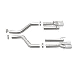 MagnaFlow Axle-Back, SS, 3in, Quad Split Rear 3.5 Tips 2015 Dodge Challenger incl SRT Hellcat - 19206