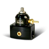 BLOX Racing 2-Port Design Black/Black Adjustable Fuel Pressure Regulator - BXFU-00410-BKB