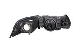 ANZO 1999-2004 Ford Mustang Crystal Headlights Black - 121040