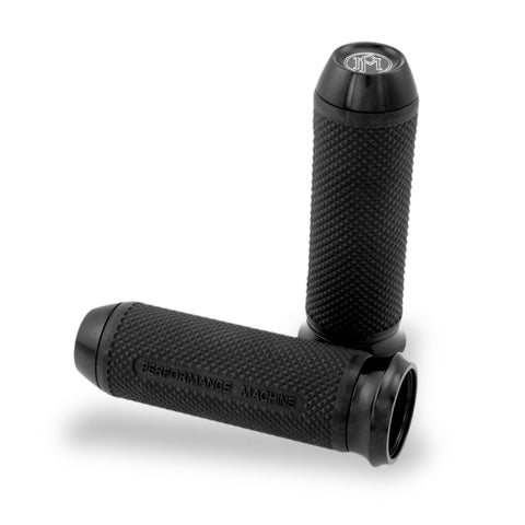 Performance Machine Handle Grip Set - Elite Cable - Black Ano - 0063-2027-B