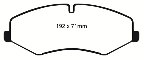 EBC 10-14 Land Rover LR4 5 Yellowstuff Front Brake Pads - DP42060R