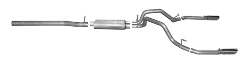 Gibson 14-19 Cadillac Escalade ESV Base 6.2L 3.5in/2.25in Cat-Back Dual Split Exhaust - Stainless - 65677