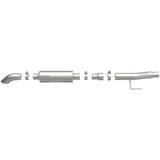 MagnaFlow Cat-Back, SS, 2.5/3in, Turn Down In Front Rear Tire 2015 Ford F150 5.0L V8 Ext Cab - 19083