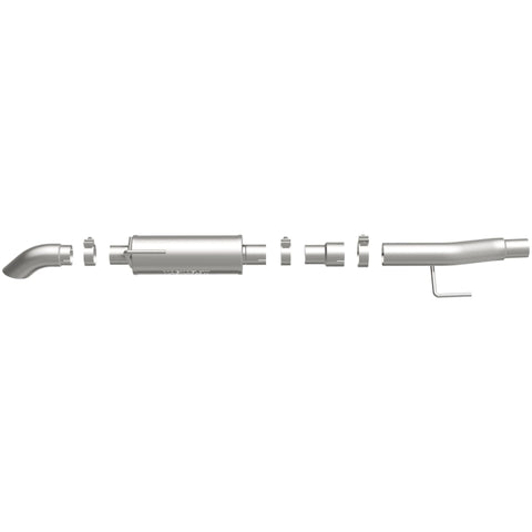 MagnaFlow Cat-Back, SS, 2.5/3in, Turn Down In Front Rear Tire 2015 Ford F150 5.0L V8 Ext Cab - 19083