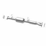 MagnaFlow Direct Fit Catalytic Converter 91-95 Toyota Previa 2.4L - 3391896