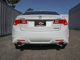 aFe 09-14 Acura TSX L4 2.4L Takeda 2-1/2in to 2-1/4in 304 SS Cat-Back Exhaust System w/ CF Tips - 49-36629-C