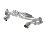 aFe MACHForce XP 2.25in-2.5in 304SS Exhaust Cat-Back 20-22 Porsche Cayman GT4 (718) - Polished Tips - 49-36443-P