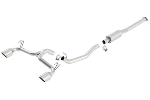 Borla 09-15 Mitsubishi Lancer Ralliart 2.0L 4cyl MT 6spd AWD Catback Exhaust - 140334