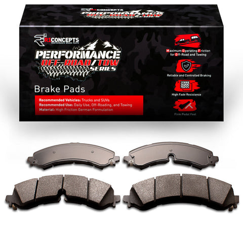 R1 20-26 GMC Sierra 3500 HD 4WD Rear Off-Road/Tow Brake Pads - 2400-2250-00