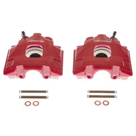 Power Stop 98-03 Mercedes-Benz ML320 Front Red Calipers w/o Brackets - Pair - S2114