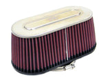K&N Marine Engine Flame Arrestor - Oval Tapered 3.75in Flange ID / .75in Flange Length / 4in Height - 59-5005