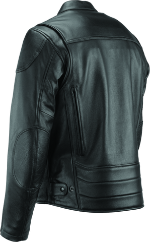River Road Race Leather Jacket Black - Small - 094356