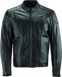 River Road Race Leather Jacket Black - Small - 094356
