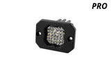 Diode Dynamics Stage Series C1 LED Pod Pro - White Flood Flush BBL Each - DD6477S
