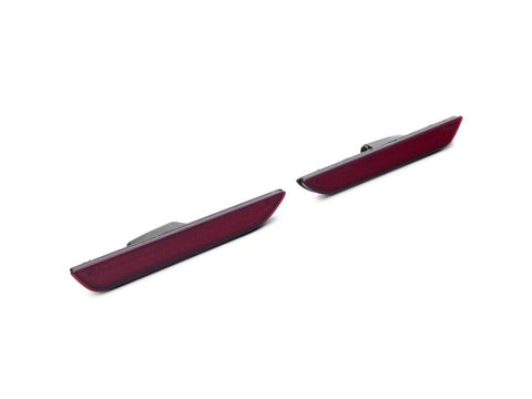 Raxiom 15-23 Ford Mustang Axial Series LED Side Marker Lights Rear- Red - 404232