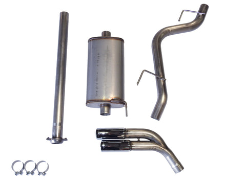 JBA 15-20 Ford F-150 2/4WD 2.7L/3.5L/5.0L 304SS Dual Side Exit Cat-Back Exhaust - 30-2544