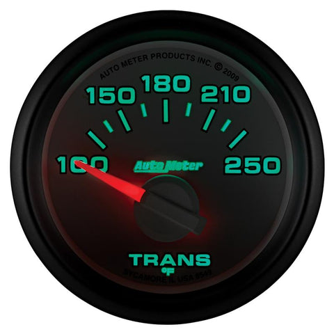 Autometer Factory Match 52mm Short Sweep Electronic 100-250 Deg F Transmission Temperature Gauge - 8549