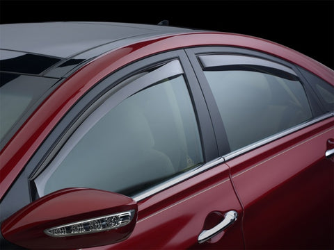 WeatherTech 2015+ Chevy Colorado/GMC Canyon Front Side Window Deflectors - Dark Smoke - 80766