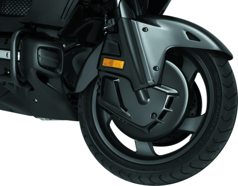 Kuryakyn Brake Rotor Cover Honda 01-17 GL1800 Gloss Black - 7460